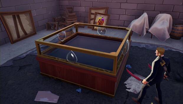 Fortnite - Cuadrado con las joyas de la anomalía de Albercas Adormecidas