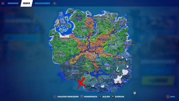 Fortnite - Ubicación de Bandolera