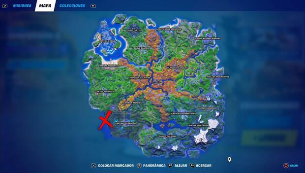 Fortnite - Ubicación de Señor Bidón