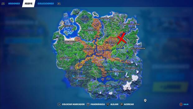 Fortnite - Ubicación de Acero Agrario