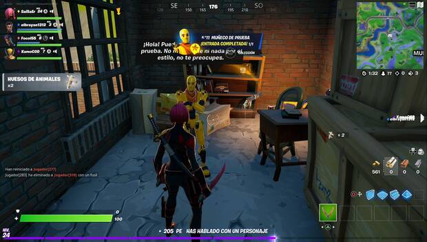 Fortnite - Muñeco de pruebas