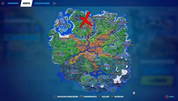 Fortnite - Ubicación de Sargento Parrilla