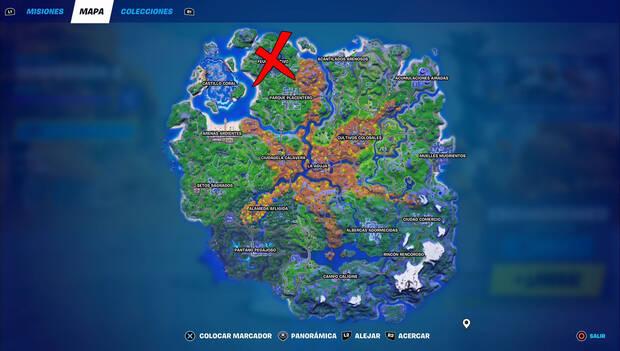 Fortnite - Ubicación de Lara Croft
