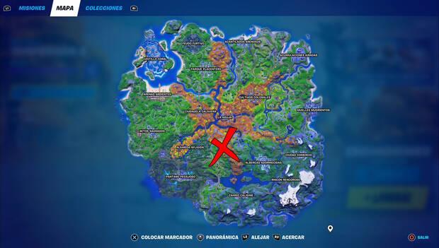Fortnite - Ubicación de Cocómandante