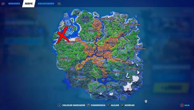 Fortnite - Ubicación de Raven Renacida