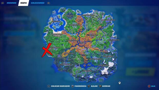 Fortnite - Ubicación de Ragnarok