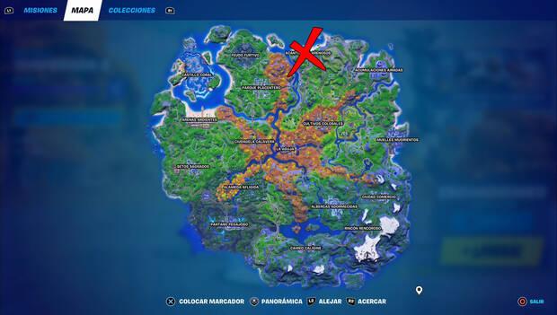 Fortnite - Ubicación de Cura