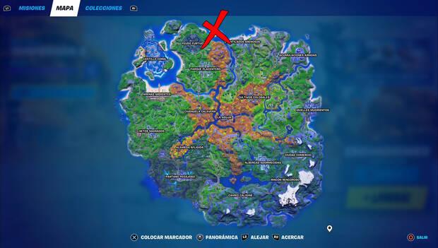 Fortnite - Ubicación de Bombástico