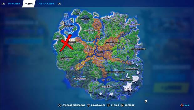 Fortnite - Ubicación de Sombra