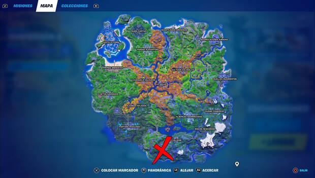 Fortnite - Ubicación de Acorde Potente