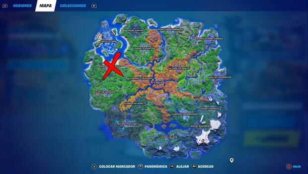 Fortnite - Ubicación de Especialista en bronceado