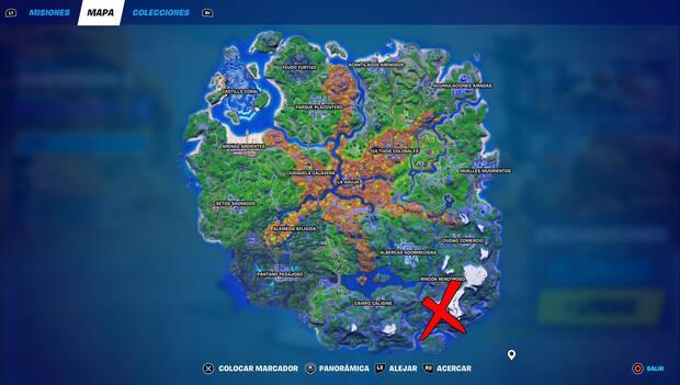 Fortnite - Ubicación de Cénit