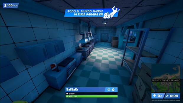 Fortnite - Cocina del restaurante de Palito de Pescado