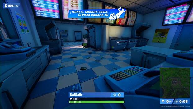 Fortnite - Cocina del Restaurante de Hamburrrguesa
