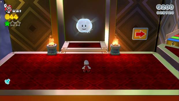Super Mario 3DWorld - Mundo 9-1: segunda estrella del nivel