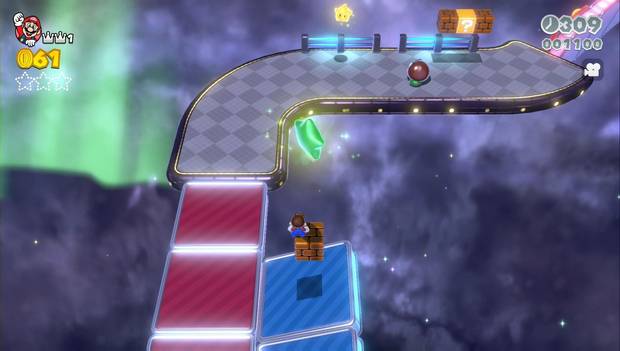 Super Mario 3DWorld - 9-2: primera estrella verde del nivel