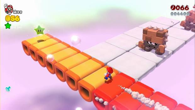 Super Mario 3D World - 9-4: segunda estrella verde del nivel