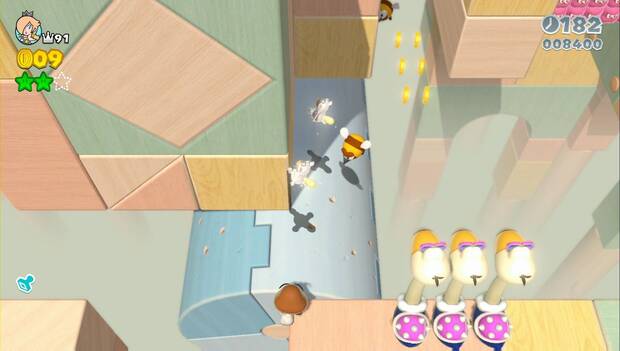 Super Mario 3D World - Vaya rollo de rollos: 9-3: camino a la tercera estrella verde