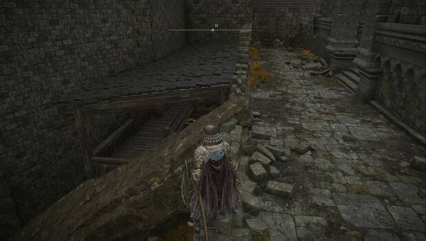 Elden Ring - El Castillo Sombrío, muralla rota