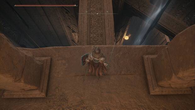 Elden Ring - Montedrago, Punto desde el que saltar en la Torre sagrada