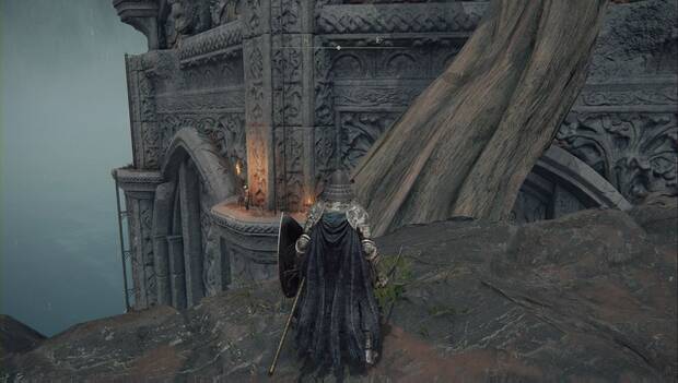 Elden Ring - Montedrago, Ramas del árbol de la torre sagrada y escaleras