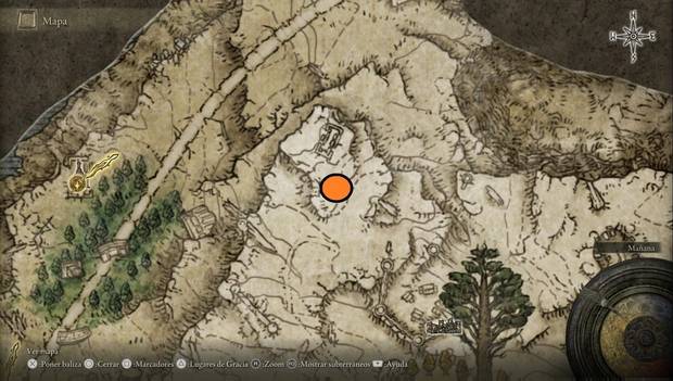 Elden Ring - Liurnia del este al 100% y mapa, ubicación de Vyke de las Tierras infestadas