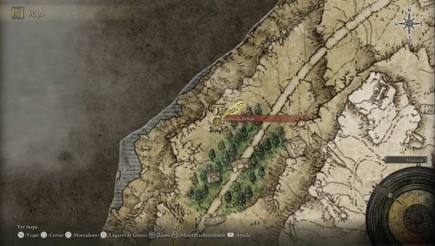 Elden Ring - Liurnia del este al 100% y mapa, ubicación de la Iglesia de Bellum