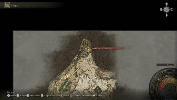 Elden Ring - Liurnia del este al 100% y mapa, ubicación de la Aldea oculta en el desfiladero