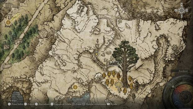 Elden Ring - Liurnia del este al 100% y mapa, ubicación de la Llave de espada pétrea de la Llama Frenética