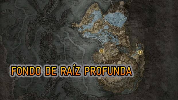 Elden Ring - Mapa de Fondo de Raíz Profunda