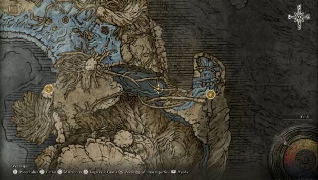 Elden Ring - Fondo de Raíz Profunda, ubicación de Estrellas ancestrales