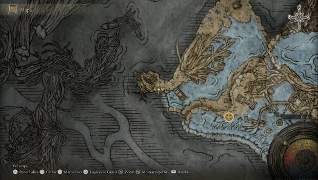 Elden Ring - Fondo de Raíz Profunda, ubicación de la Caballera del Crisol Siluria