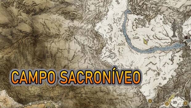 Elden Ring - Mapa de Campo sacroníveo