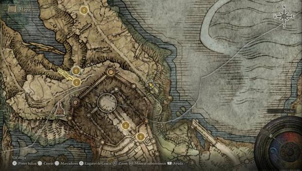 Elden Ring - Explorando Liurna este, ubicación de la Lanza arbórea
