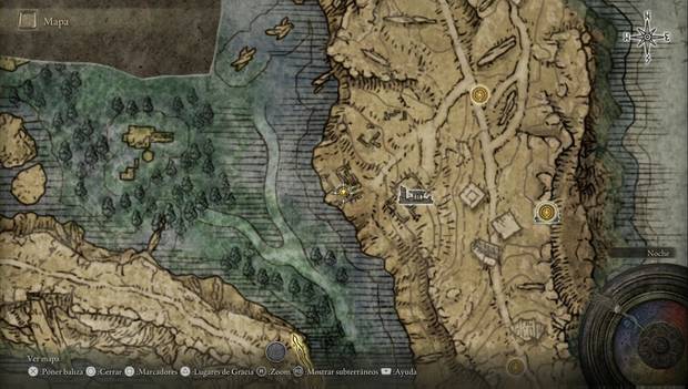 Elden Ring - Explorando Liurna este, ubicación de la segunda posición de Hyetta