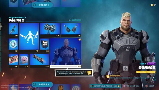 Fortnite - Pase de batalla; Recompensas del Pase de batalla, página 2