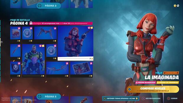 Fortnite - Pase de batalla; Recompensas del Pase de batalla, página 4