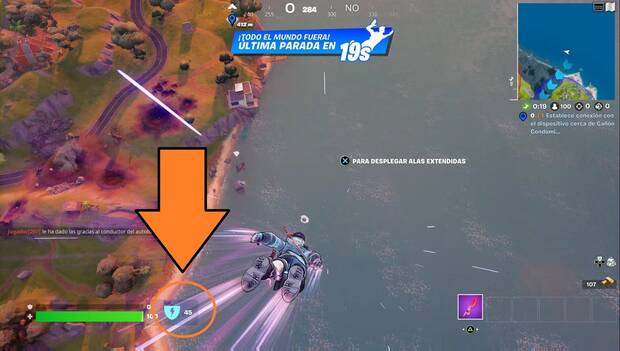 Fortnite - Novedades T2C3; Escudo total
