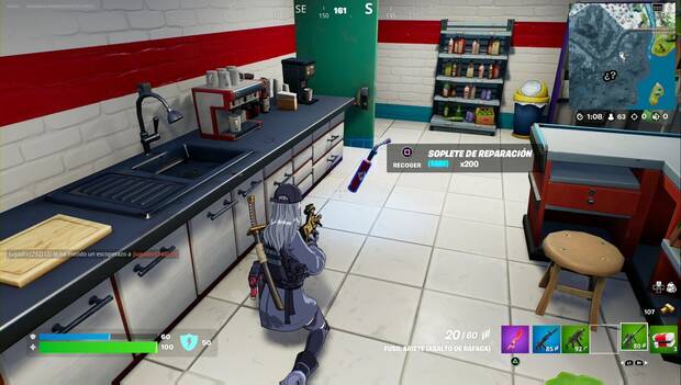 Fortnite - Novedades T2C3; Soplete de reparación