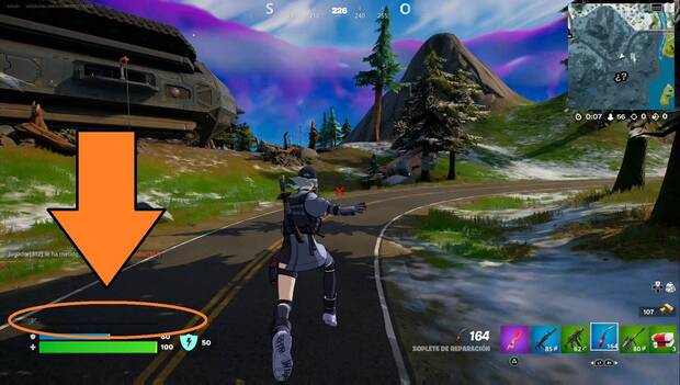 Fortnite - Novedades T2C3; Salto con sprint