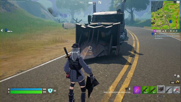 Fortnite - Novedades T2C3; Deflector para vehículos