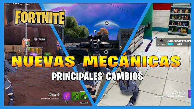 Fortnite T2C3, portadas de nuevas mecánicas