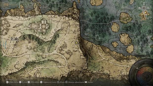 Elden Ring - Liurnia oeste, punto por el que ir a la ciénaga
