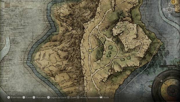 Elden Ring - Liurnia oeste, ubicación del Escudo de medusa