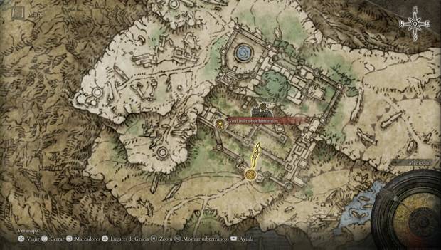Elden Ring - Mansión de los Caria, ubicación de Nivel inferior de la mansión
