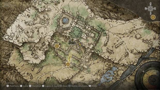 Elden Ring - Mansión de los Caria, ubicación de la Punzada cariana