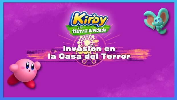 Kirby y la tierra olvidada - Fase de Viva Maravilia: Invasión en la Casa del Terror