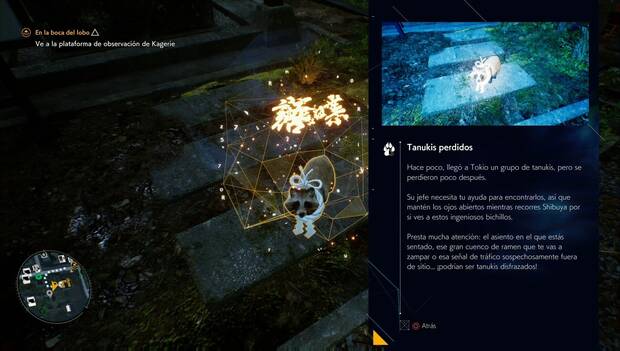 Ghostwire Tokyo - A la caza de los tanukis, Tutorial de tanukis