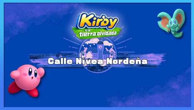 Kirby y la tierra olvidada - Fase de Olvido Invernal: Calle Nívea Nordeña