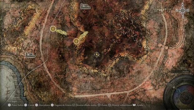 Elden Ring - Caleid, ubicación de la Ceniza de Guerra Niebla Venenosa